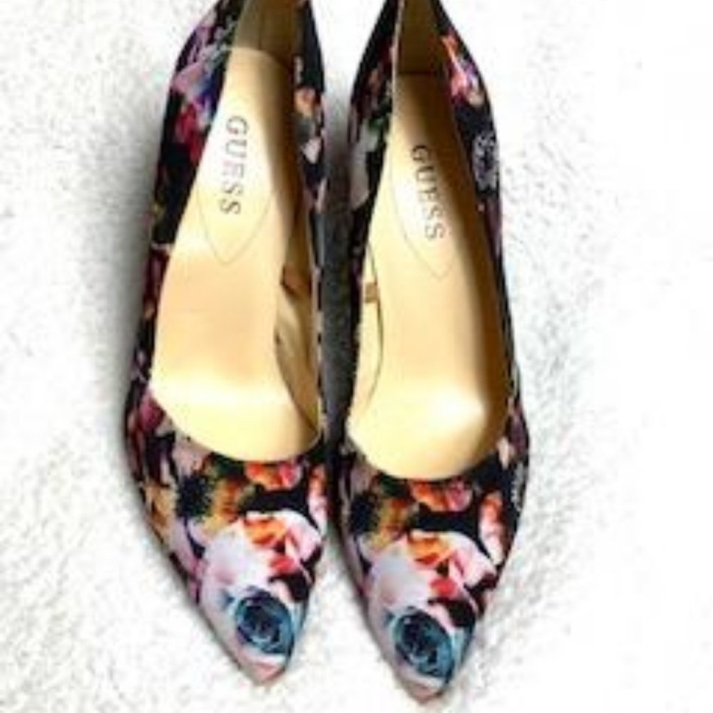 Guess Multicolored Floral Stilettos - Picture 5 of 11